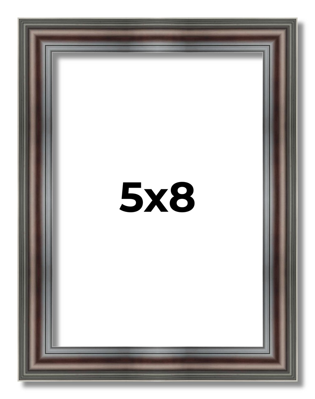 Photo Size Shadow Box 1.75" Deep Brown Frame - UV Acrylic, Backing, Hanging Hardware